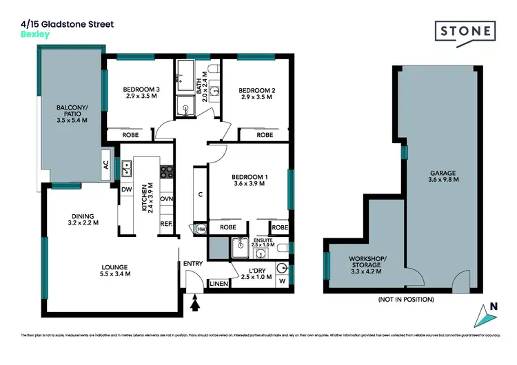 Floorplan of Homely apartment listing, 4/15 Gladstone Street, Bexley NSW 2207