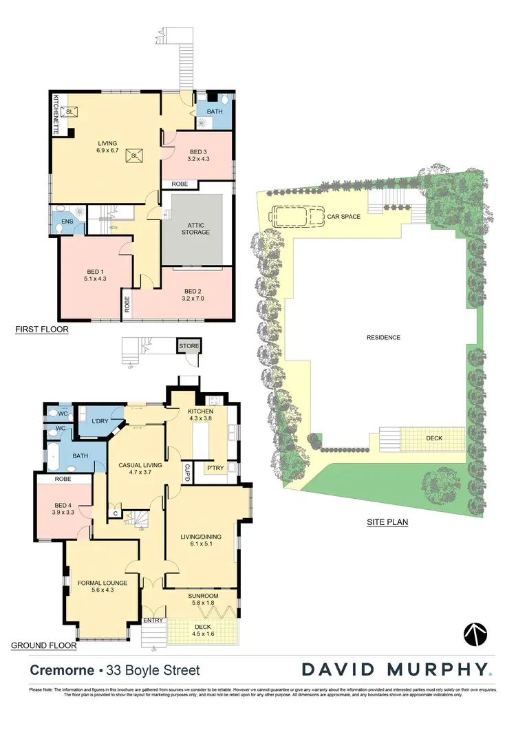 Floorplan of Homely house listing, 33 Boyle Street, Cremorne NSW 2090