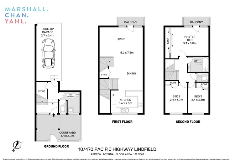 Floorplan of Homely townhouse listing, 10/470 Pacific Highway, Lindfield NSW 2070