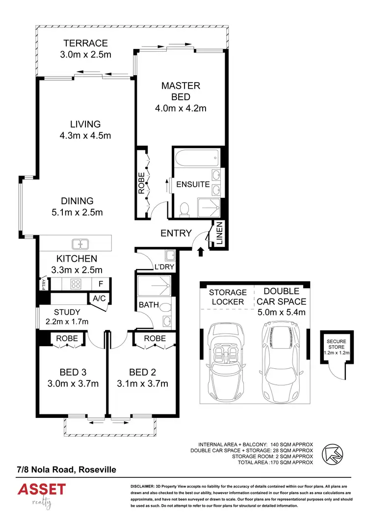 Floorplan of Homely apartment listing, 7/8 Nola Road, Roseville NSW 2069