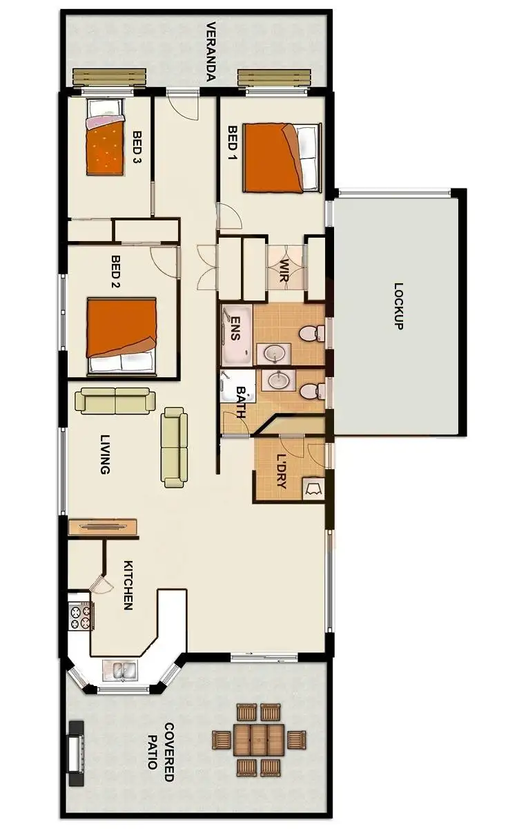 Floorplan of Homely house listing, 21 Chapple Place, Forest Lake QLD 4078