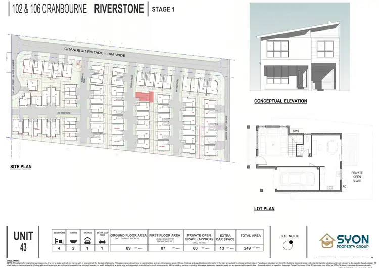 Floorplan of Homely townhouse listing, 2 Punch Glade, Riverstone NSW 2765