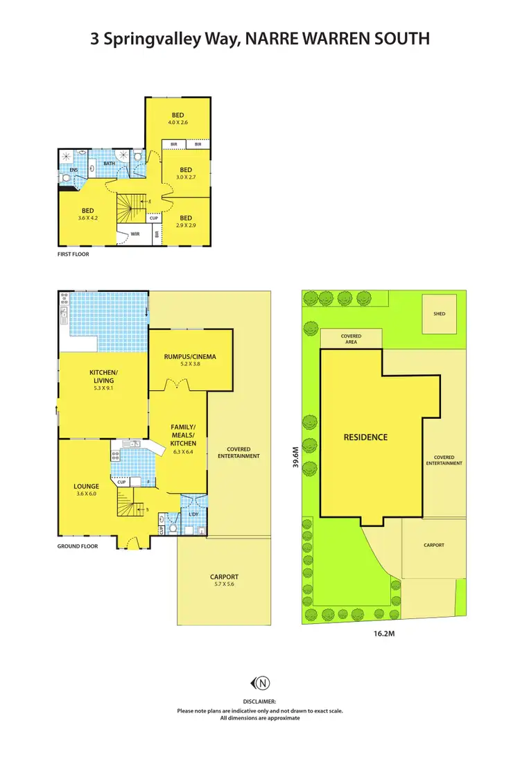 Floorplan of Homely house listing, 3 Springvalley Way, Narre Warren South VIC 3805