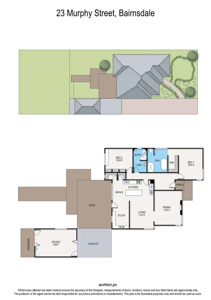 Floorplan of Homely house listing, 23 Murphy Street, Bairnsdale VIC 3875