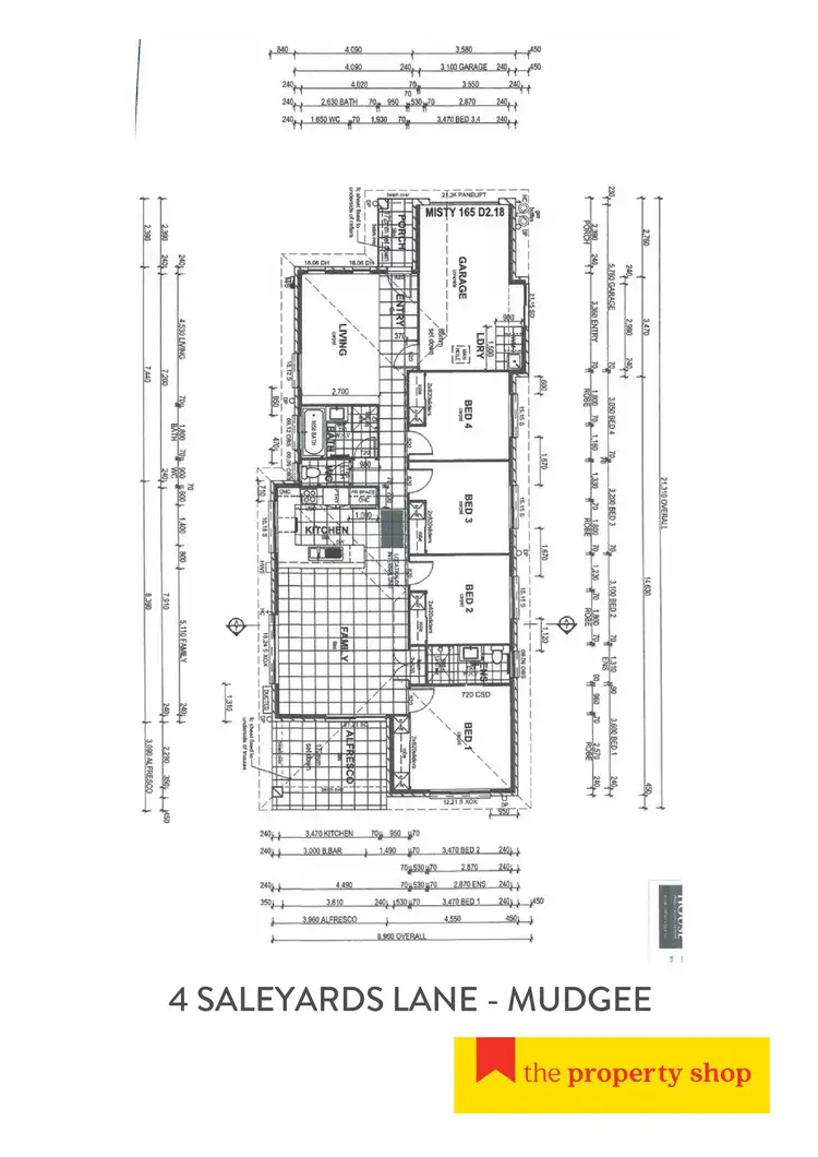 Floorplan of Homely house listing, 4 Saleyards Lane, Mudgee NSW 2850