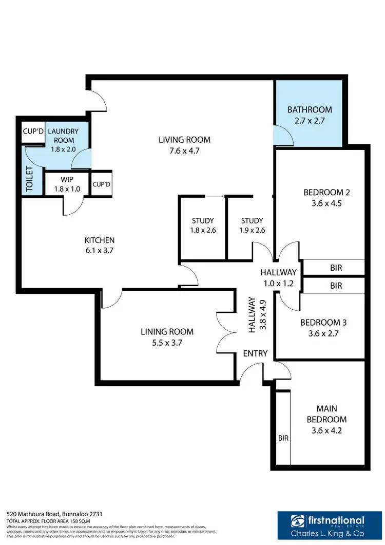 Floorplan of Homely house listing, 520 Mathoura Road, Bunnaloo NSW 2731