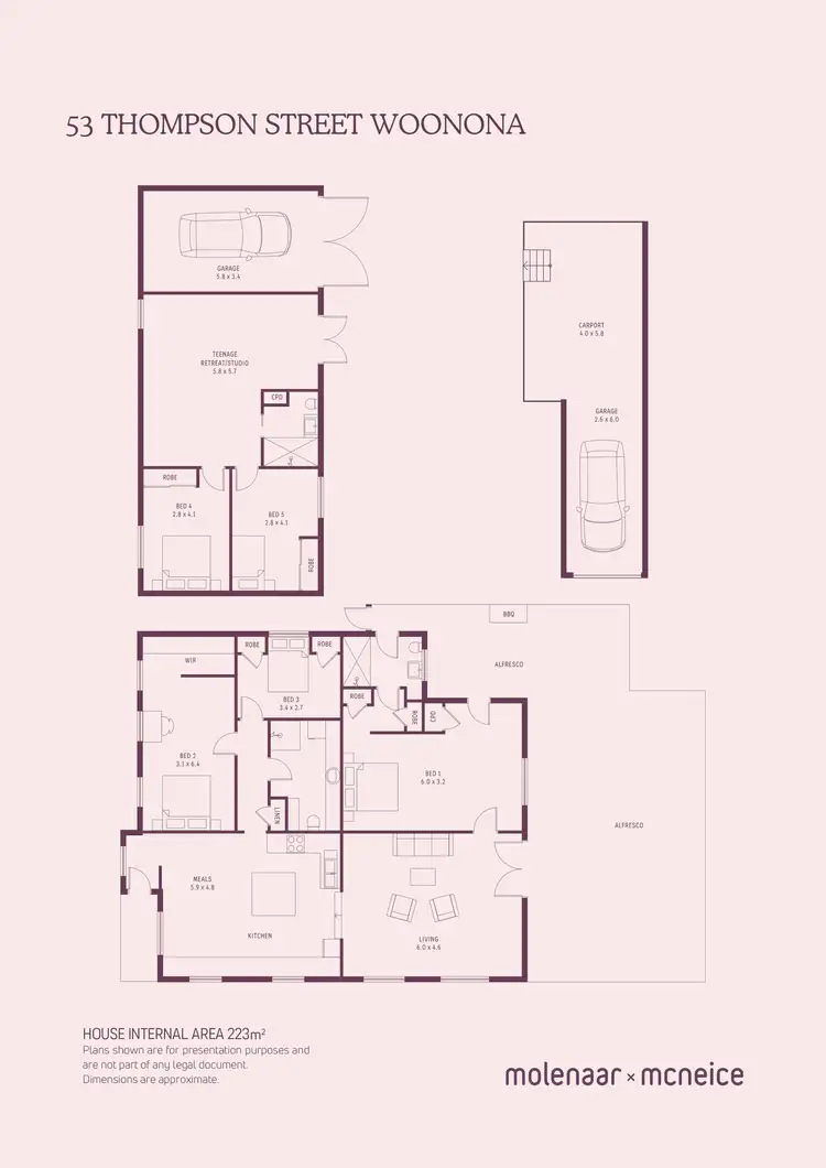 Floorplan of Homely house listing, 53 Thompson Street, Woonona NSW 2517