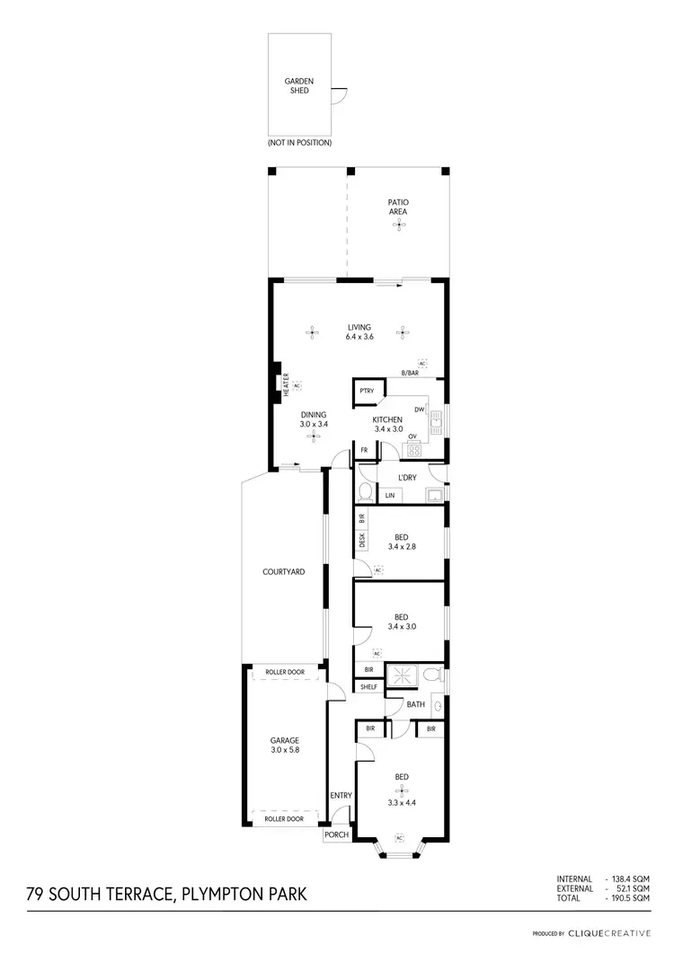 Floorplan of Homely house listing, 79 South Terrace, Plympton Park SA 5038