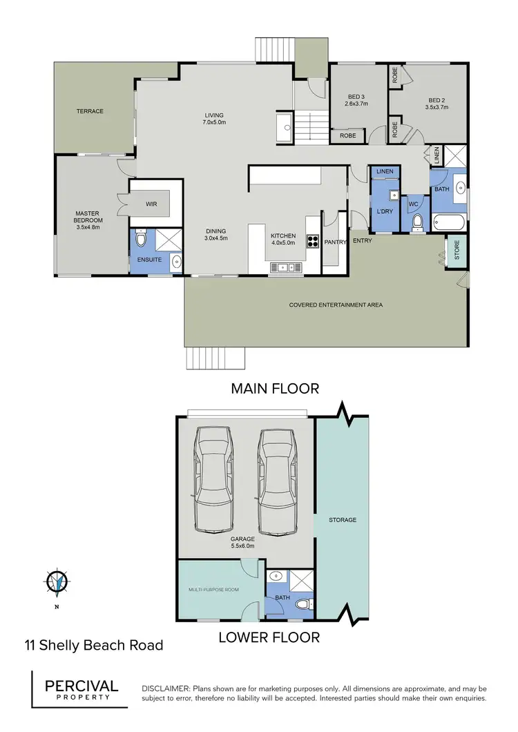 Floorplan of Homely house listing, 11 Shelly Beach Road, Port Macquarie NSW 2444