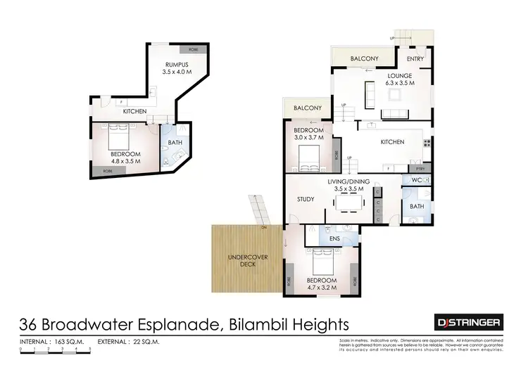 Floorplan of Homely house listing, 36 Broadwater Esplanade, Bilambil Heights NSW 2486