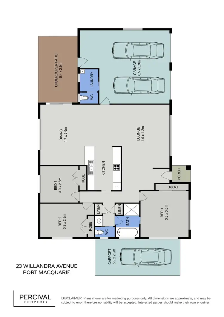 Floorplan of Homely house listing, 23 Willandra Avenue, Port Macquarie NSW 2444