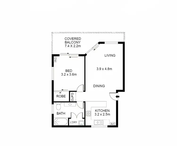 Floorplan of Homely apartment listing, 8/23 Springfield Crescent, Manoora QLD 4870
