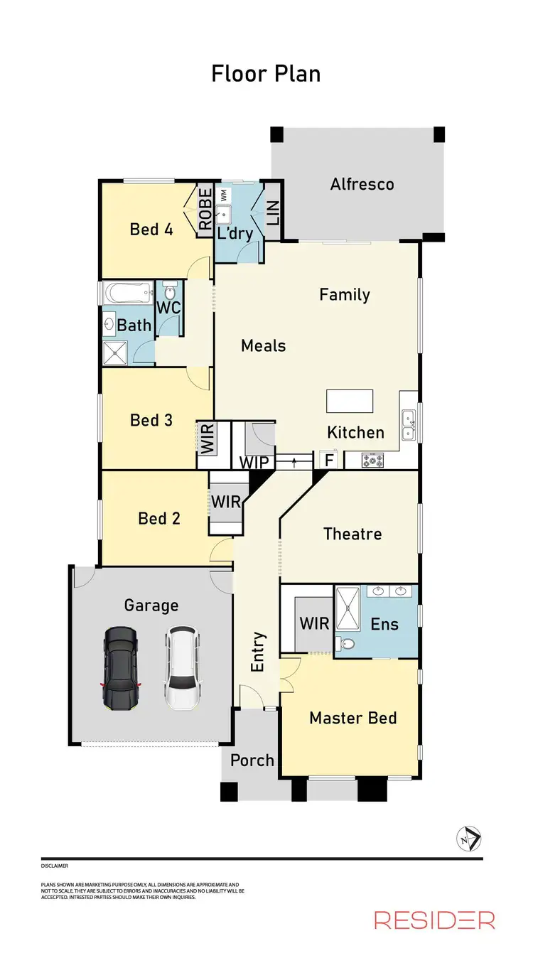 Floorplan of Homely house listing, 21 Nash Grove, Doreen VIC 3754