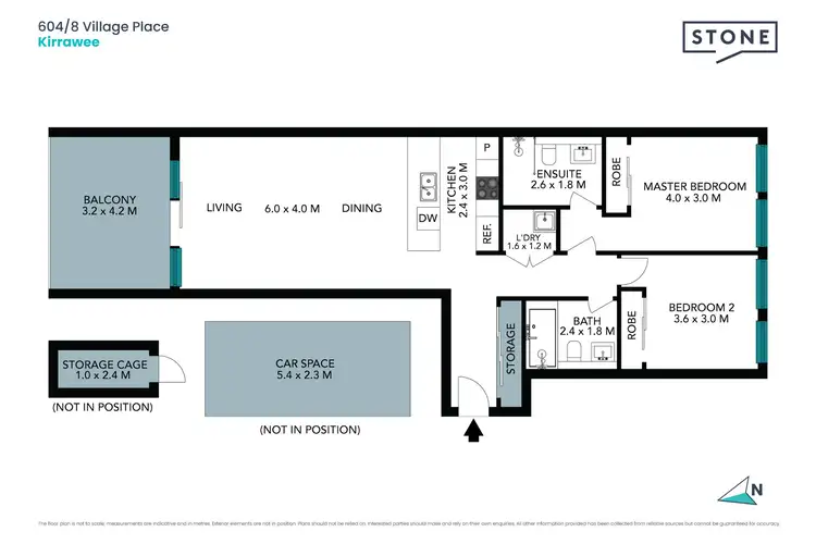 Floorplan of Homely apartment listing, 604/8 Village Place, Kirrawee NSW 2232