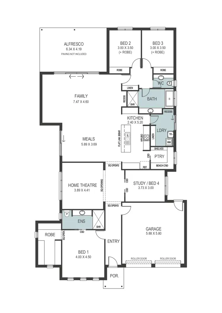 Floorplan of Homely house listing, 14 Virgara Way, Angle Vale SA 5117
