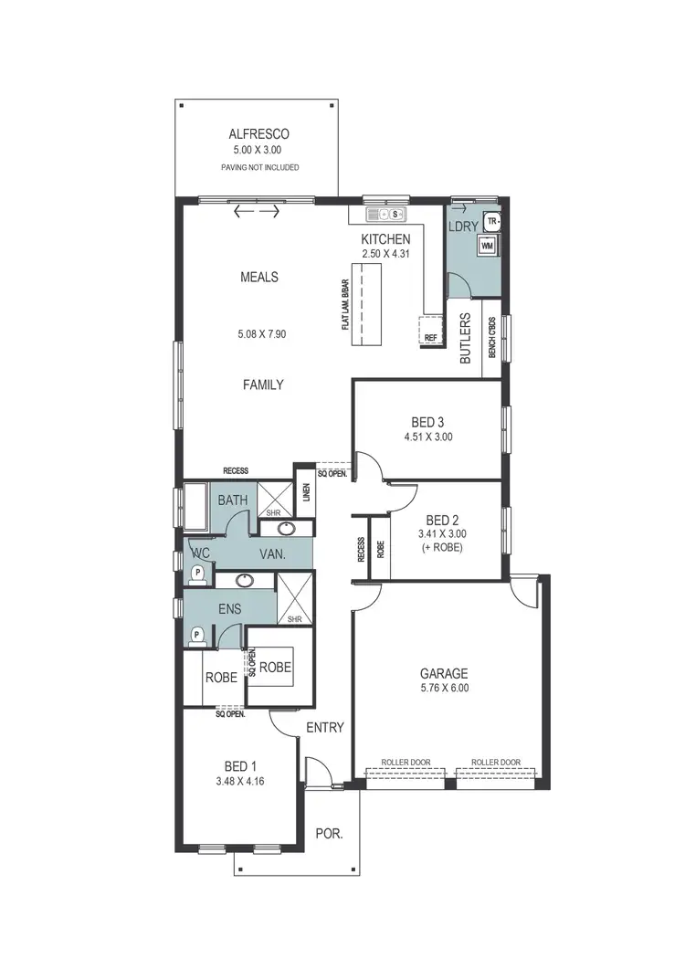 Floorplan of Homely house listing, 18 Virgara Way, Angle Vale SA 5117