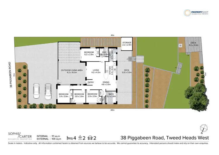 Floorplan of Homely house listing, 38 Piggabeen Road, Tweed Heads West NSW 2485