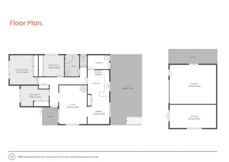 Floorplan of Homely house listing, 5 Unicomb Close, Rutherford NSW 2320