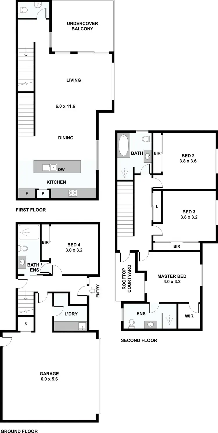 Floorplan of Homely house listing, 24 Boardwalk Place, Keilor East VIC 3033