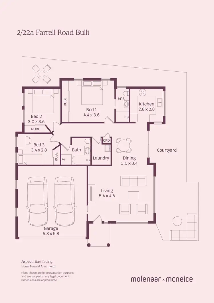 Floorplan of Homely villa listing, 2/22A Farrell Road, Bulli NSW 2516