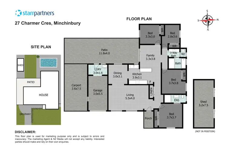 Floorplan of Homely house listing, 27 Charmer Crescent, Minchinbury NSW 2770