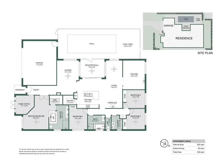 Floorplan of Homely house listing, 34 Fryar Crescent, Wallsend NSW 2287