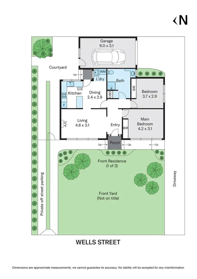 Floorplan of Homely unit listing, 1/4 Wells Street, Surrey Hills VIC 3127