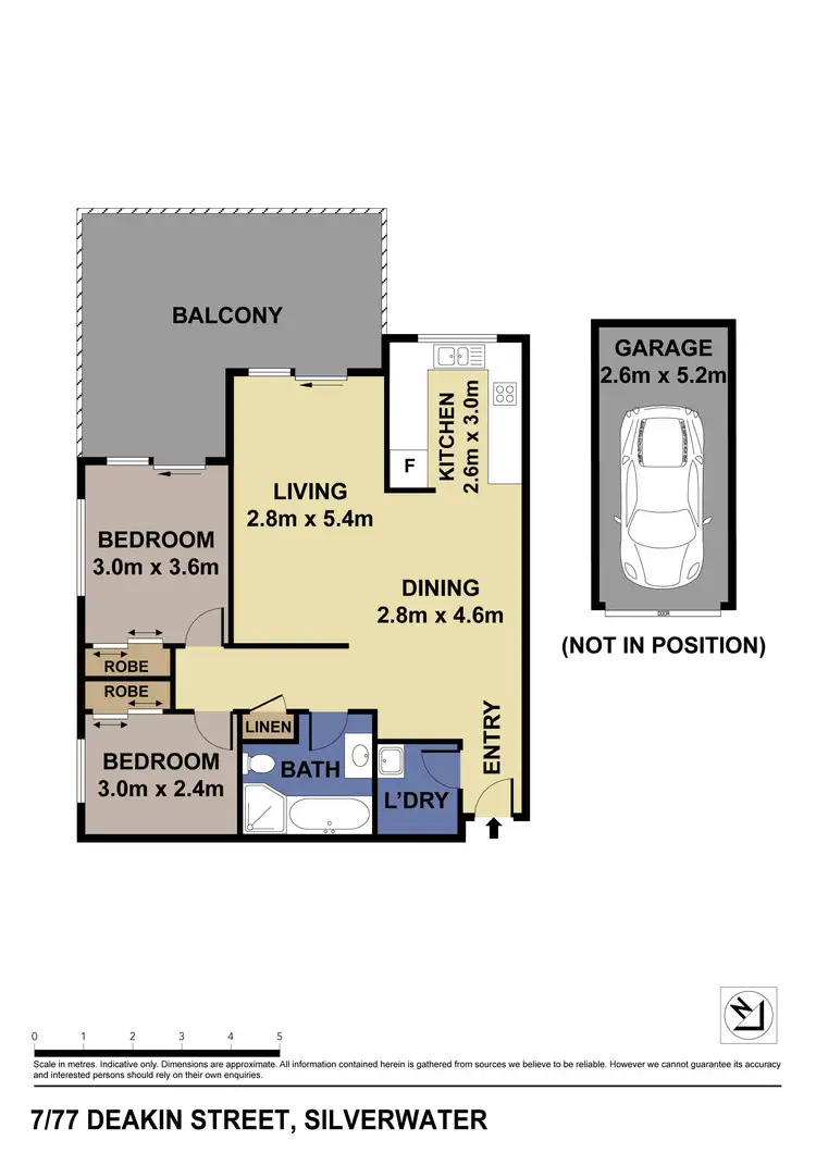Floorplan of Homely unit listing, 7/77-85 Deakin Street, Silverwater NSW 2128