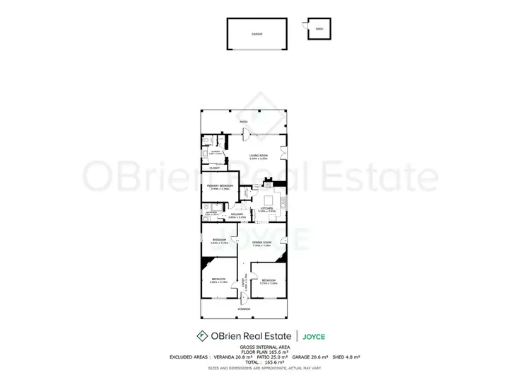 Floorplan of Homely house listing, 8 Vincent Road, Wangaratta VIC 3677