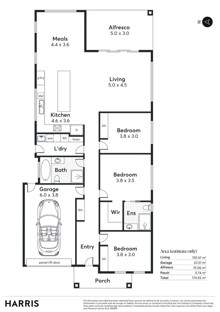 Floorplan of Homely house listing, 9 Finke Avenue, West Lakes Shore SA 5020