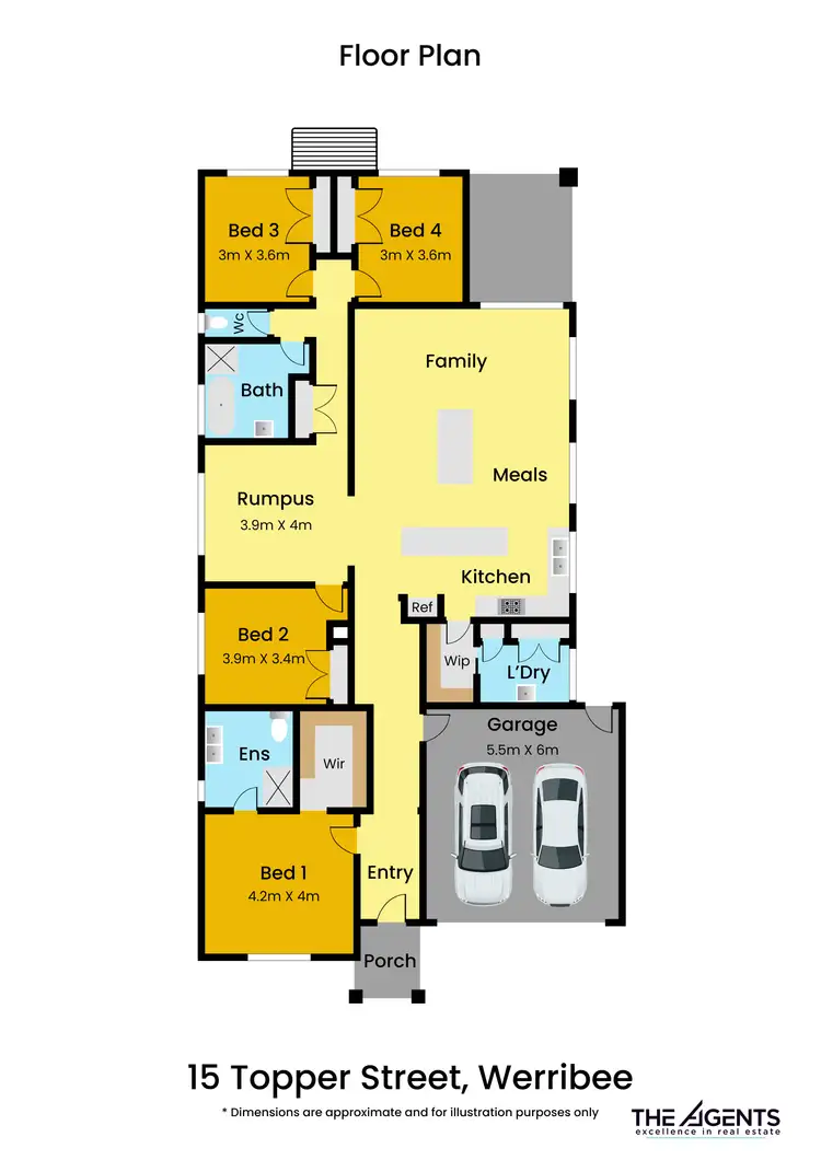 Floorplan of Homely house listing, 15 Topper Street, Werribee VIC 3030