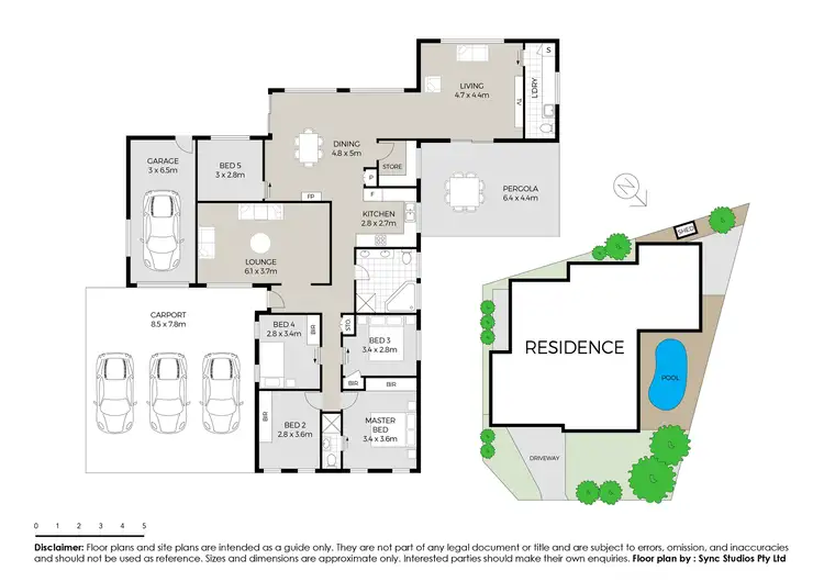 Floorplan of Homely house listing, 56 Molyneaux Avenue, Kings Langley NSW 2147