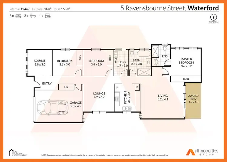 Floorplan of Homely house listing, 5 Ravensbourne Circuit, Waterford QLD 4133
