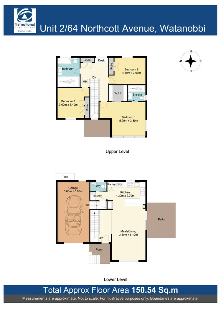 Floorplan of Homely semi-detached listing, 2/64 Northcott Avenue, Watanobbi NSW 2259