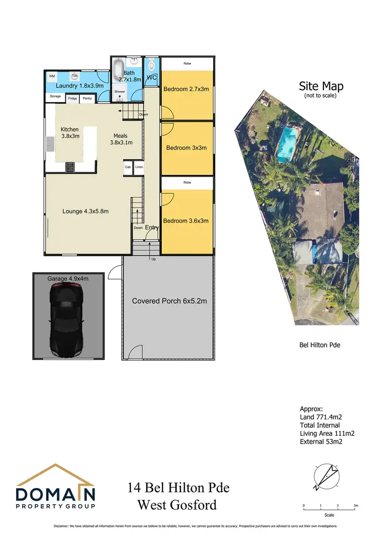 Floorplan of Homely house listing, 14 Bel Hilton Parade, West Gosford NSW 2250