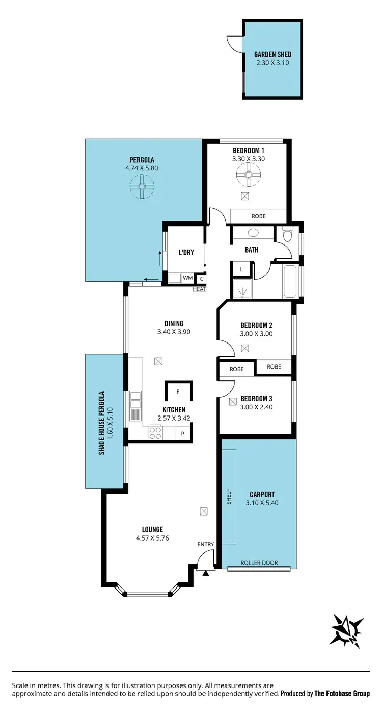 Floorplan of Homely house listing, 1 Kensington Mews, Hillbank SA 5112
