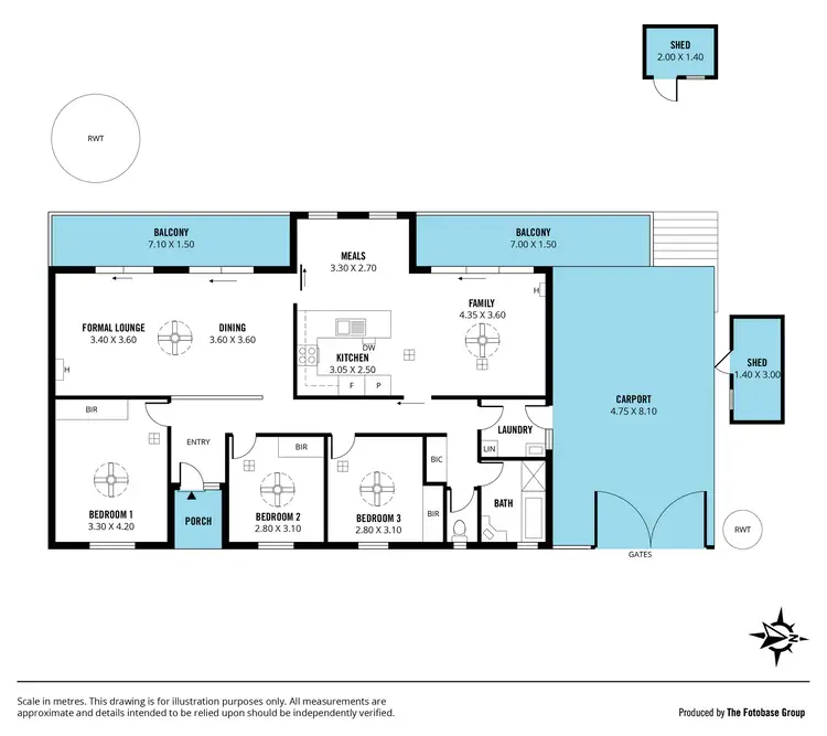 Floorplan of Homely house listing, 18 Barbara Crescent, Coromandel Valley SA 5051
