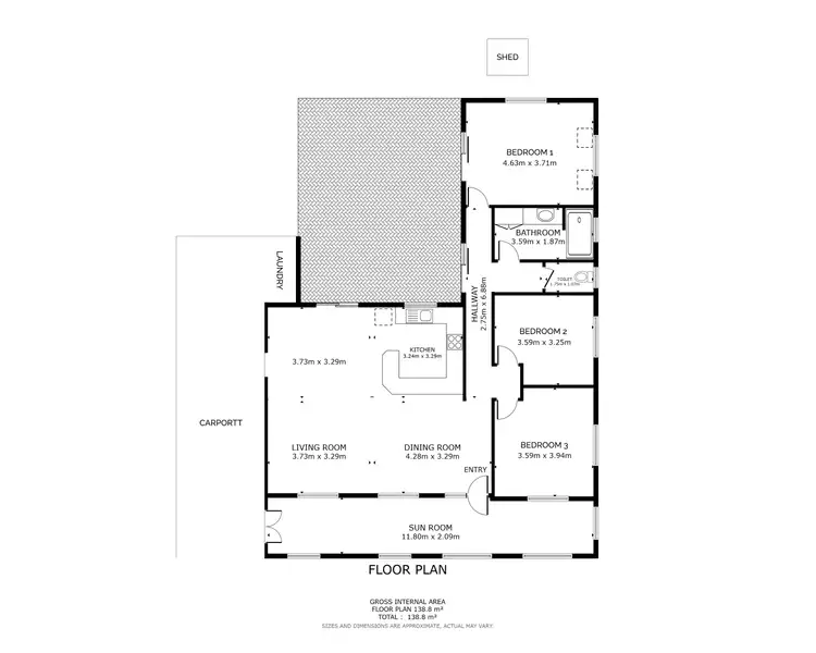 Floorplan of Homely house listing, 13 Periwinkle Avenue, Trinity Beach QLD 4879