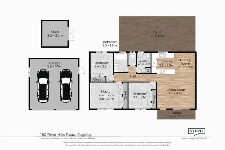 Floorplan of Homely house listing, 180 Riverhills Road, Eagleby QLD 4207