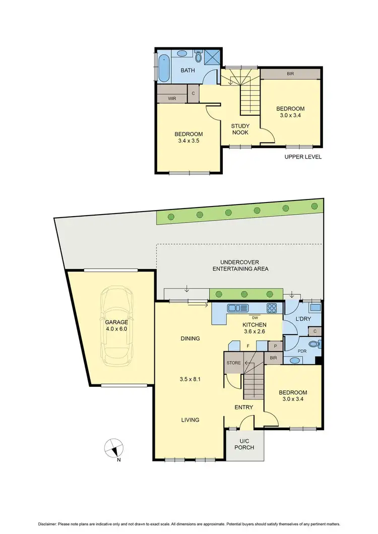 Floorplan of Homely townhouse listing, 2/4 Cochrane Court, Essendon VIC 3040