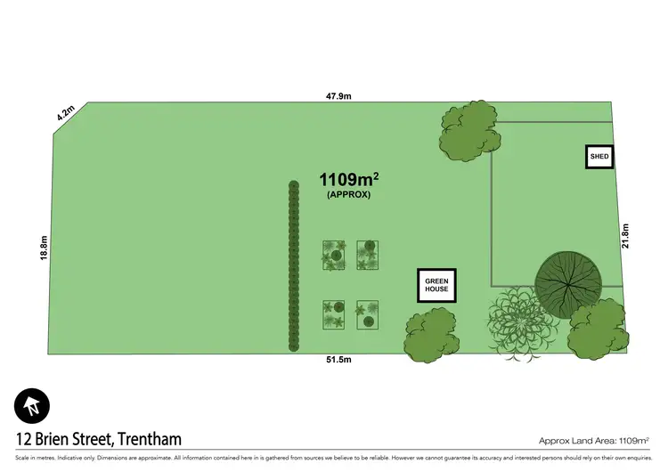 Floorplan of Homely land listing, 12 Brien Street, Trentham VIC 3458