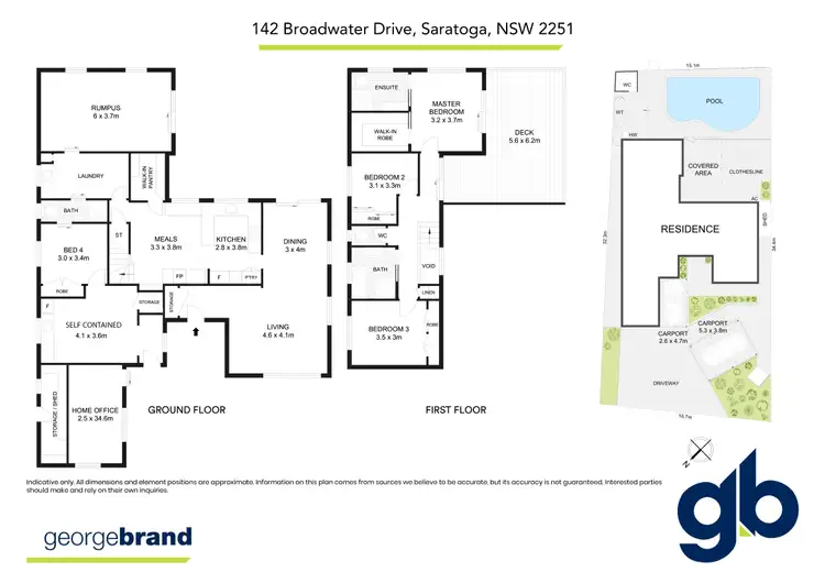 Floorplan of Homely house listing, 142 Broadwater Drive, Saratoga NSW 2251
