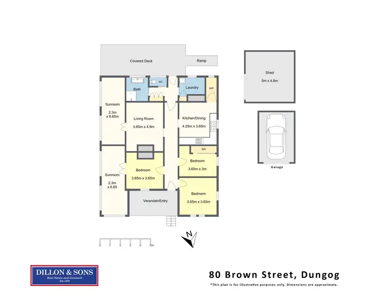 Floorplan of Homely house listing, 80 Brown Street, Dungog NSW 2420