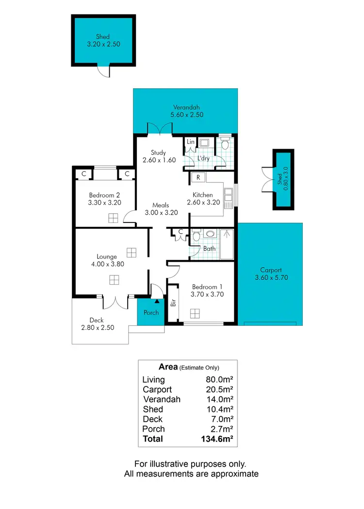 Floorplan of Homely unit listing, 3/47 Carlisle Street, Camden Park SA 5038