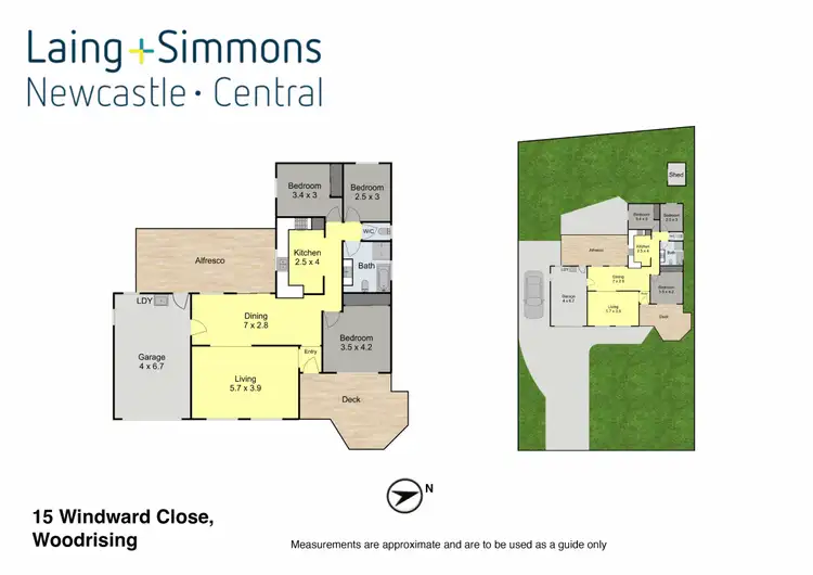 Floorplan of Homely house listing, 15 Windward Close, Woodrising NSW 2284