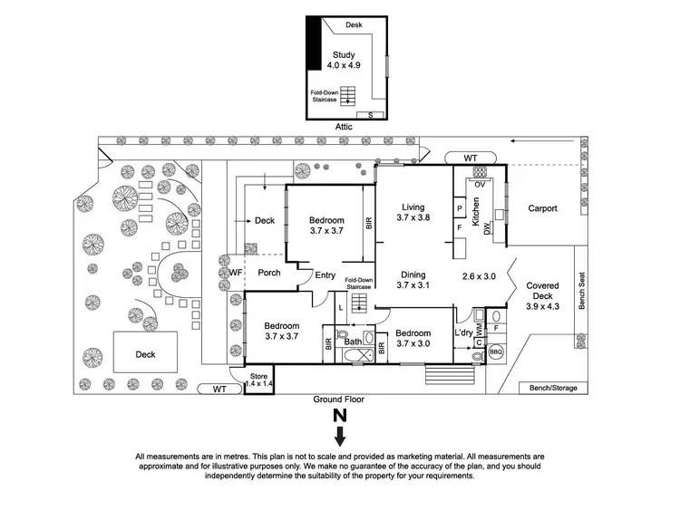 Floorplan of Homely house listing, 153 Spring Street, Reservoir VIC 3073