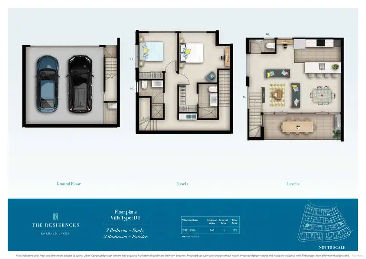Floorplan of Homely townhouse listing, 32/3031 The Boulevard, Carrara QLD 4211