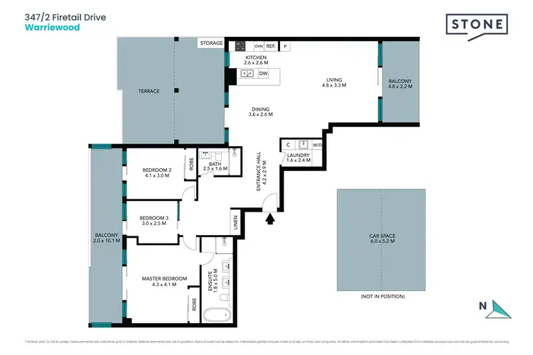 Floorplan of Homely apartment listing, 347/2 Firetail Drive, Warriewood NSW 2102