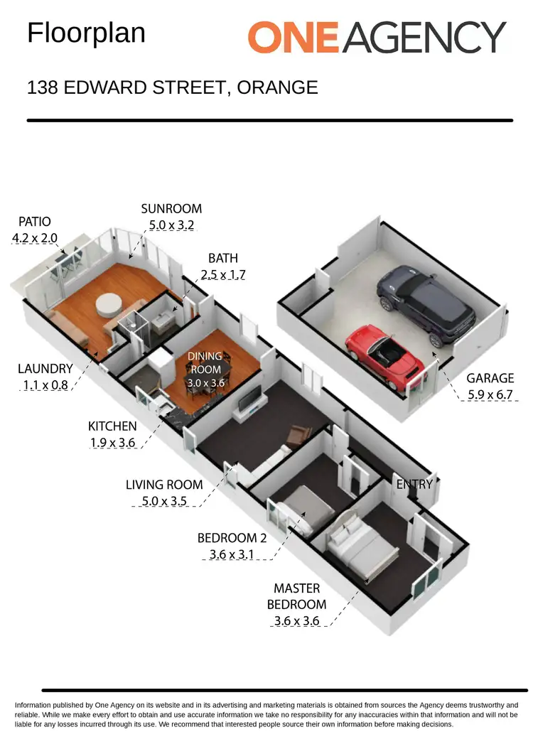 Floorplan of Homely house listing, 138 Edward Street, Orange NSW 2800