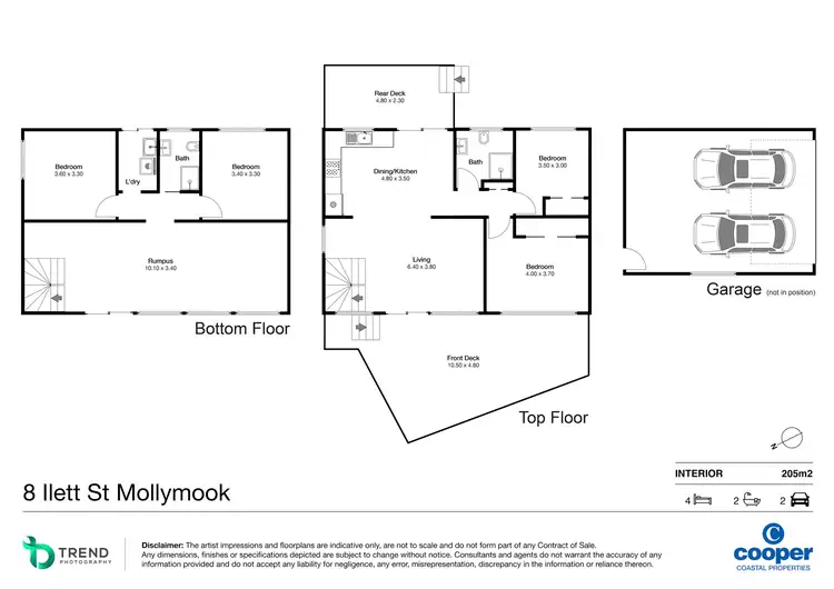 Floorplan of Homely house listing, 8 Ilett Street, Mollymook NSW 2539